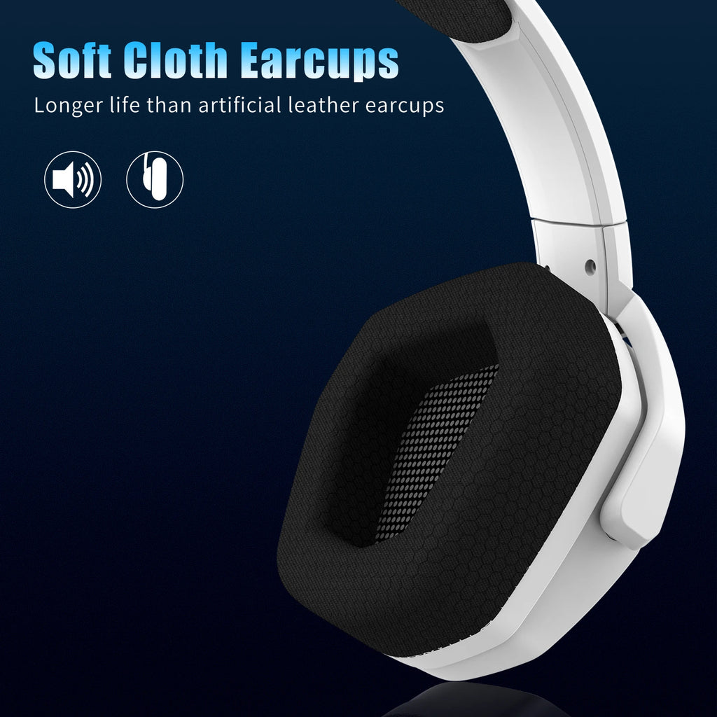 Dual Wireless Gaming Headset with Mic – 100H Battery