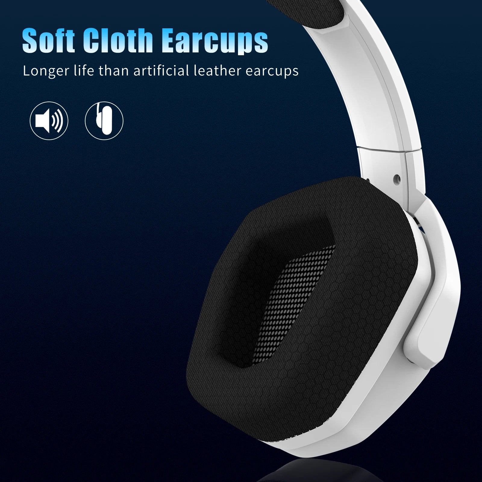 Dual Wireless Gaming Headset with Mic – 100H Battery