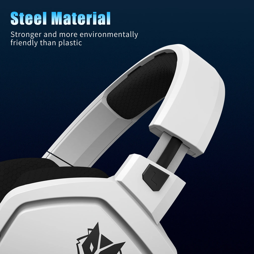 Dual Wireless Gaming Headset with Mic – 100H Battery